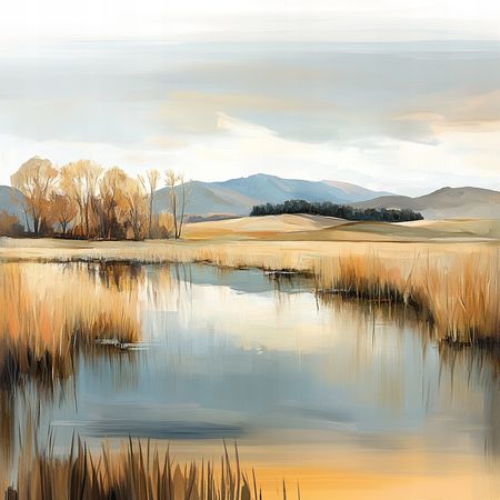 Obraz na płótnie canvas - Spacer nad rzeką