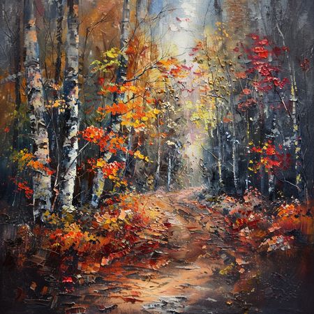 Obraz na płótnie canvas - Jesienny las