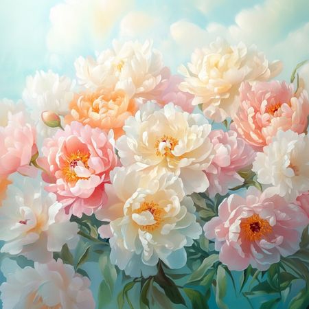 Obraz na płótnie canvas - Peonie