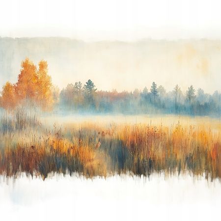 Obraz na płótnie canvas - Poranek w plenerze