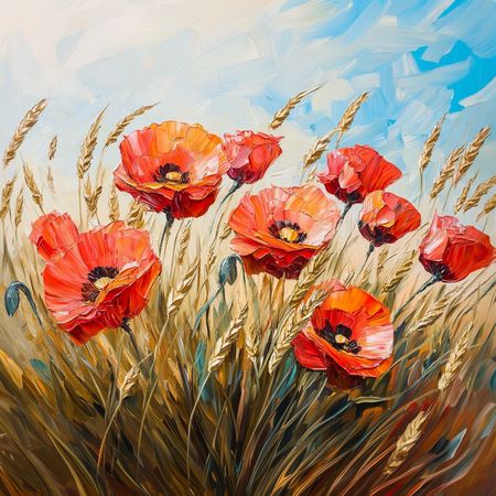 Obraz na płótnie canvas - Maki