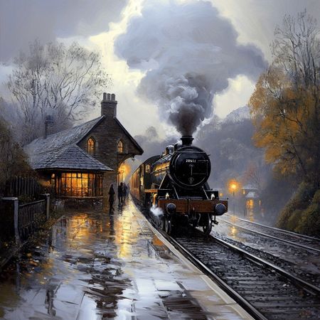 Obraz na płótnie canvas - Wsiąść do pociągu byle jakiego... ♫