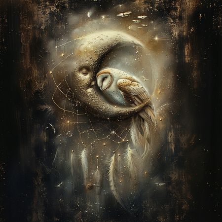 Obraz na płótnie canvas - Magiczny strażnik nocy