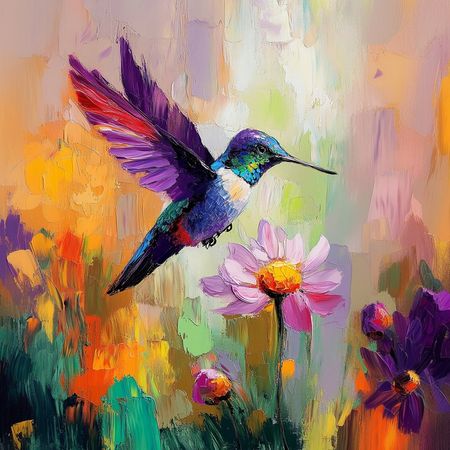 Obraz na płótnie canvas - Koliber