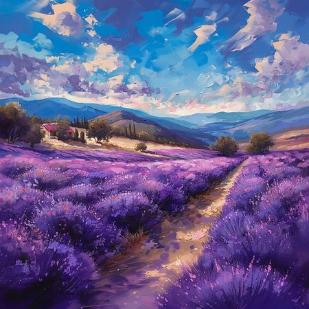 Obraz na płótnie canvas - Pola lawendy