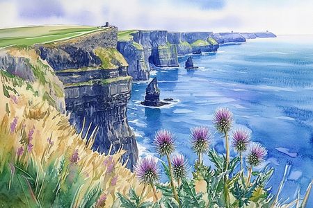 Obraz na płótnie canvas - Klify Moheru