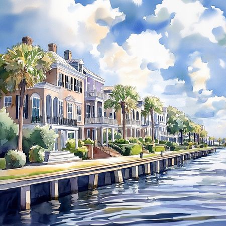 Obraz na płótnie canvas - Letnia odsłona Charleston