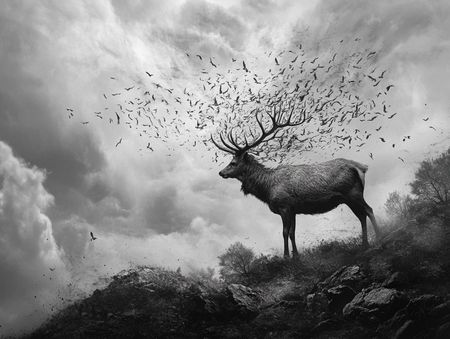 Obraz na płótnie canvas - Duch gór