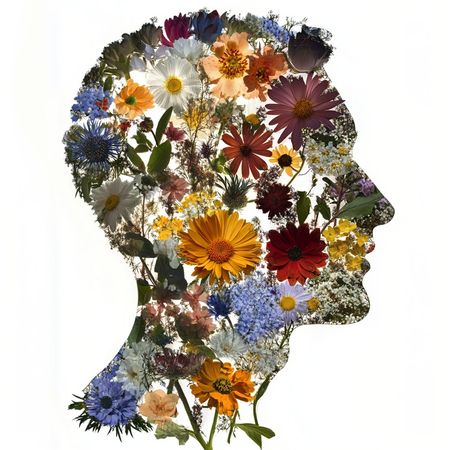 Obraz na płótnie canvas - Flower power gentleman