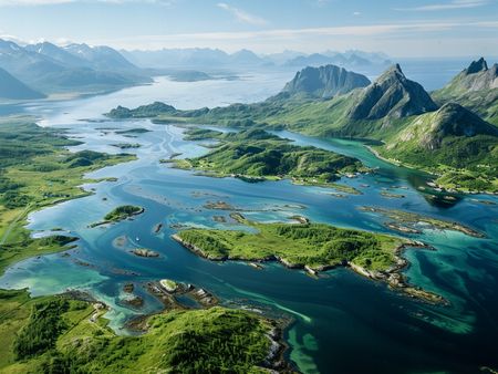 Obraz na płótnie canvas - Fiordy